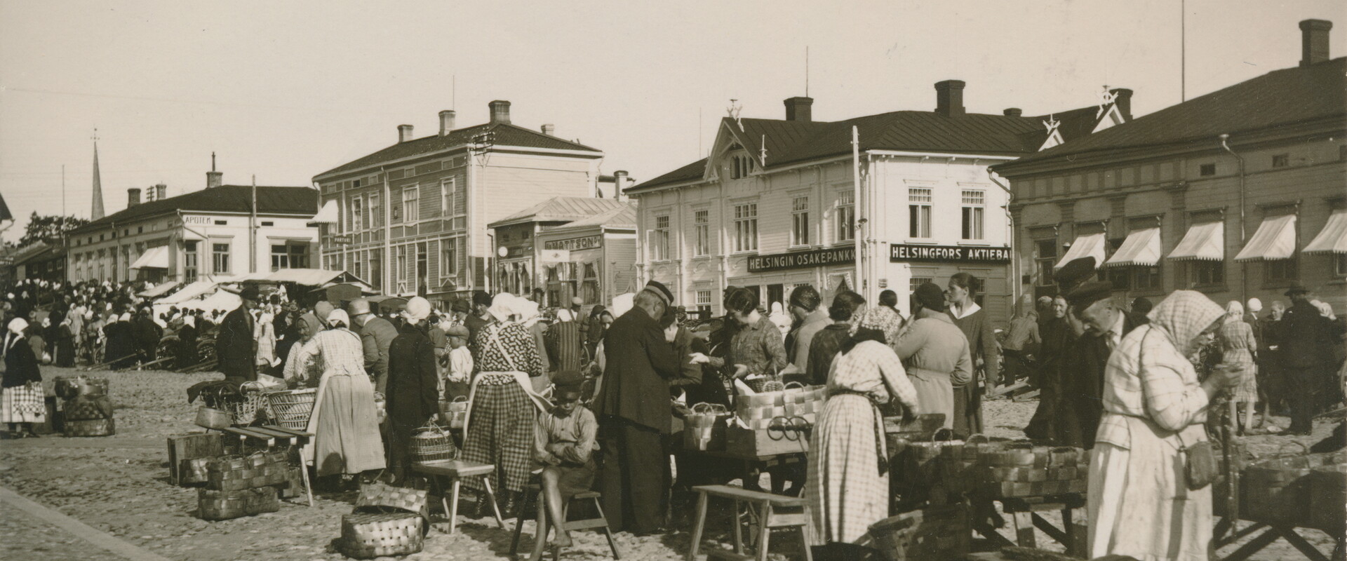 Kristiinankaupunki 1933 Rosengren Kauppatori 3